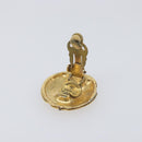 CHANEL Earring metal Gold CC Auth 208712M-6