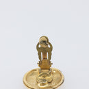 CHANEL Earring metal Gold CC Auth 208712M-7
