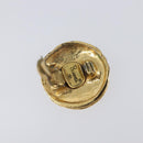 CHANEL Earring metal Gold CC Auth 208712M-8