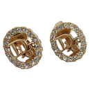 Christian Dior Earring metal Gold Auth 208717M-1