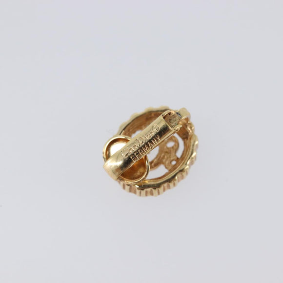 Christian Dior Earring metal Gold Auth 208717M