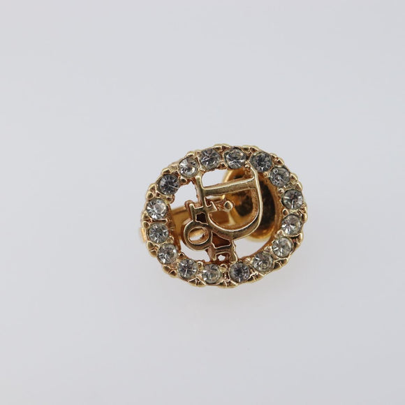 Christian Dior Earring metal Gold Auth 208717M