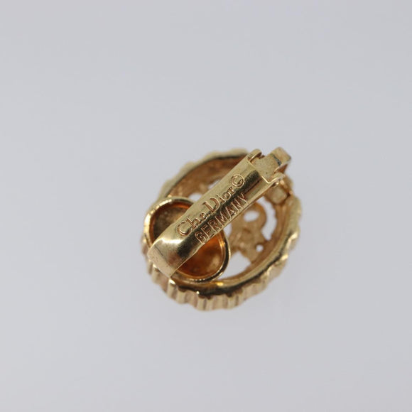 Christian Dior Earring metal Gold Auth 208717M