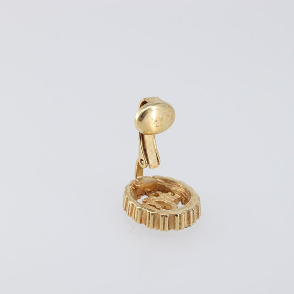Christian Dior Earring metal Gold Auth 208717M