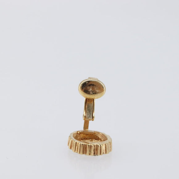 Christian Dior Earring metal Gold Auth 208717M