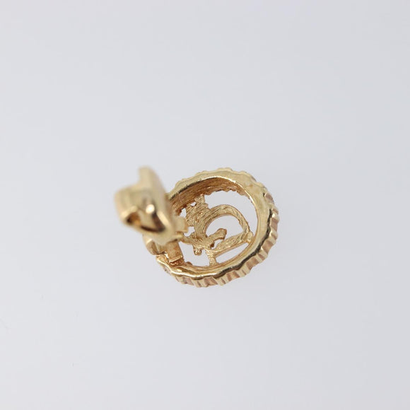 Christian Dior Earring metal Gold Auth 208717M