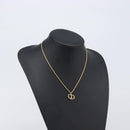 Christian Dior Necklace metal Gold Auth 208718M-15