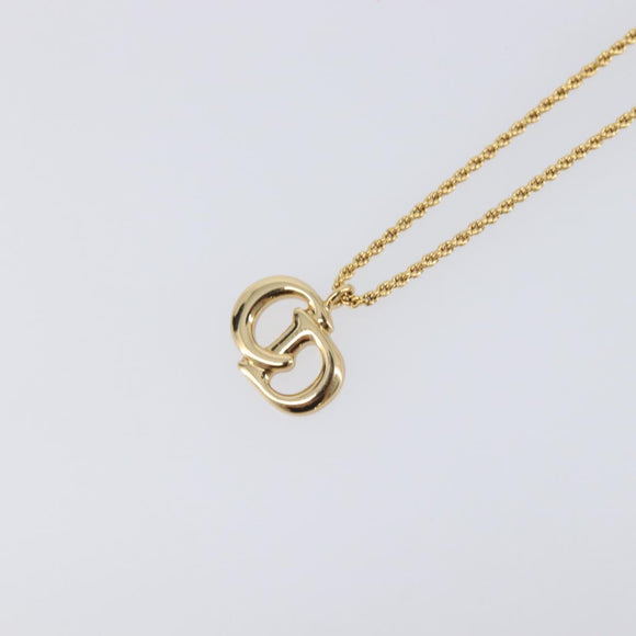 Christian Dior Necklace metal Gold Auth 208718M