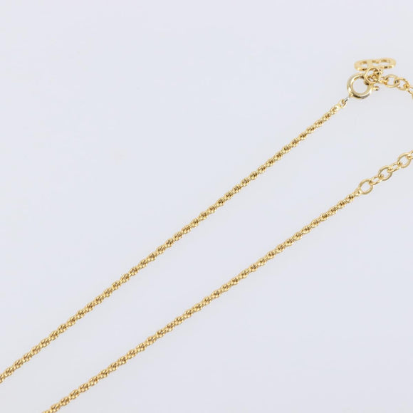 Christian Dior Necklace metal Gold Auth 208718M