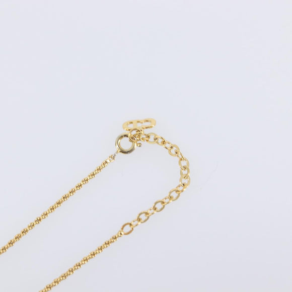 Christian Dior Necklace metal Gold Auth 208718M