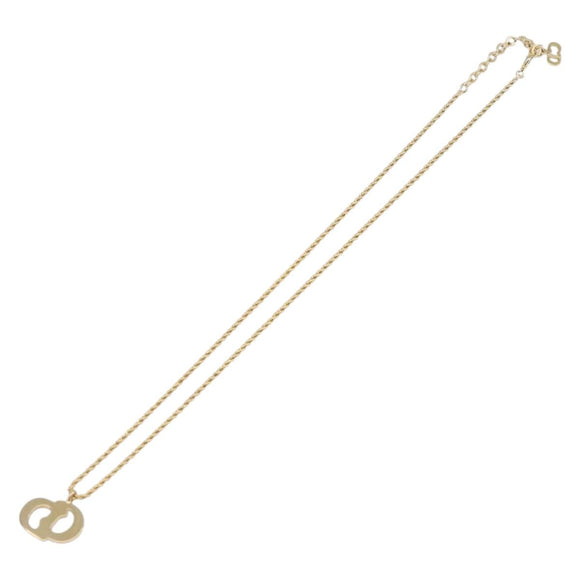 Christian Dior Necklace metal Gold Auth 208718M