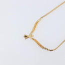 Christian Dior Necklace metal Gold Auth 208719M-10