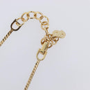 Christian Dior Necklace metal Gold Auth 208719M-15