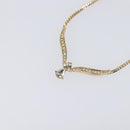 Christian Dior Necklace metal Gold Auth 208719M-3