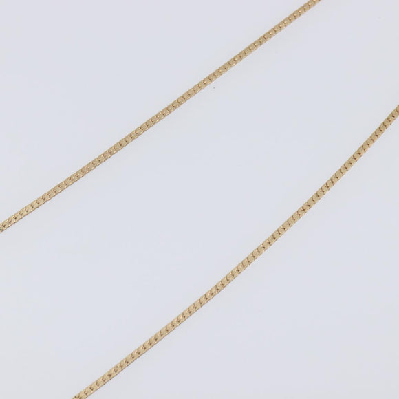 Christian Dior Necklace metal Gold Auth 208719M