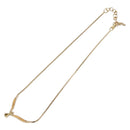 Christian Dior Necklace metal Gold Auth 208719M-9