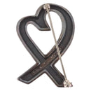 Tiffany & Co. Loving Heart Brooch Ag925 Silver Auth 208723M-3