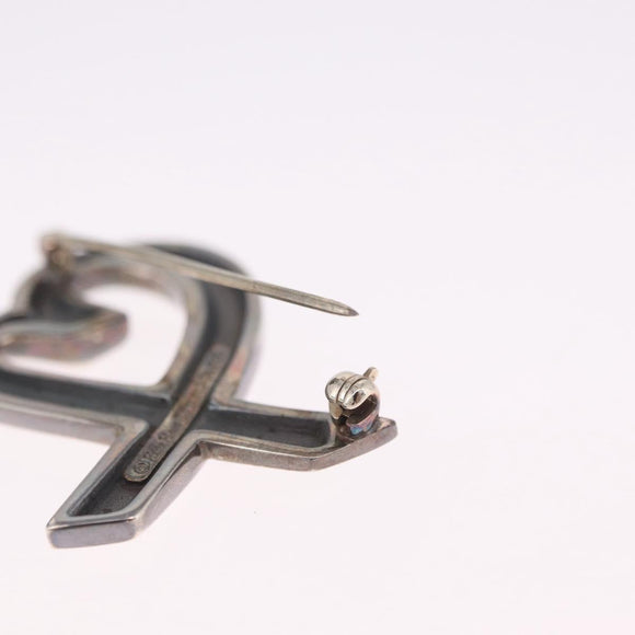 Tiffany & Co. Loving Heart Brooch Ag925 Silver Auth 208723M