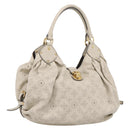 LOUIS VUITTON Monogram Punching Mahina Neo L Bag Leather M94280 LV Auth 208725V-1