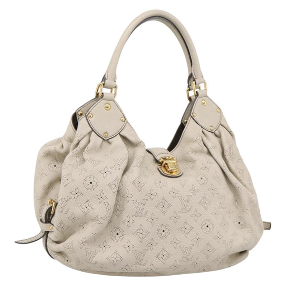LOUIS VUITTON Monogram Punching Mahina Neo L Bag Leather M94280 LV Auth 208725V