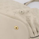 LOUIS VUITTON Monogram Punching Mahina Neo L Bag Leather M94280 LV Auth 208725V-10