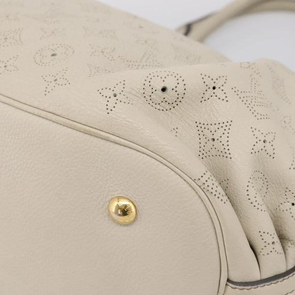 LOUIS VUITTON Monogram Punching Mahina Neo L Bag Leather M94280 LV Auth 208725V