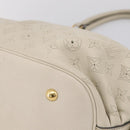 LOUIS VUITTON Monogram Punching Mahina Neo L Bag Leather M94280 LV Auth 208725V-12