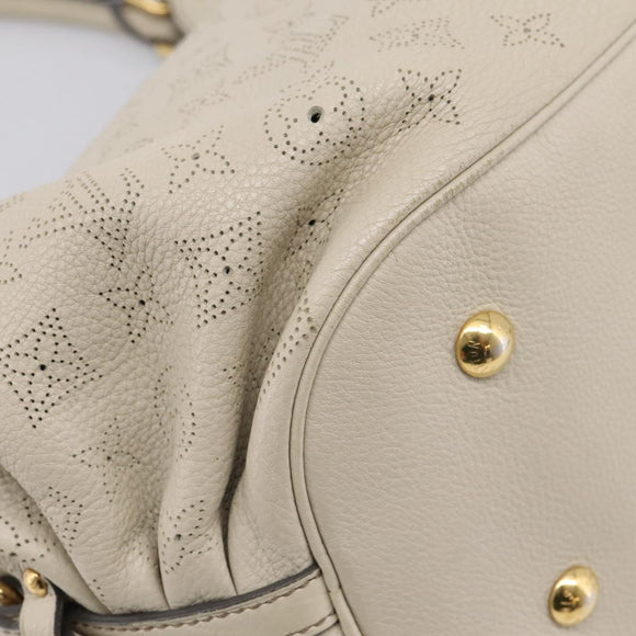 LOUIS VUITTON Monogram Punching Mahina Neo L Bag Leather M94280 LV Auth 208725V