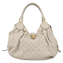 LOUIS VUITTON Monogram Punching Mahina Neo L Bag Leather M94280 LV Auth 208725V-2