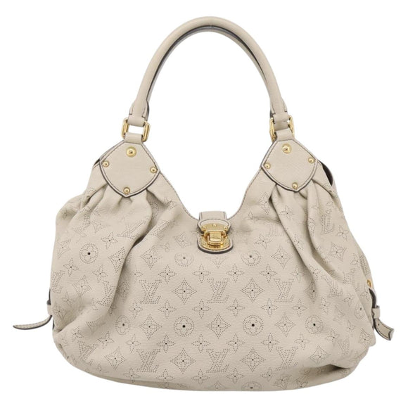 LOUIS VUITTON Monogram Punching Mahina Neo L Bag Leather M94280 LV Auth 208725V