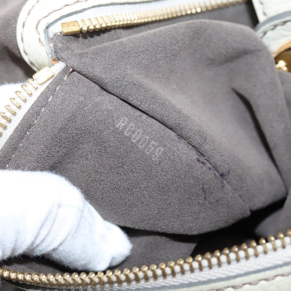 LOUIS VUITTON Monogram Punching Mahina Neo L Bag Leather M94280 LV Auth 208725V