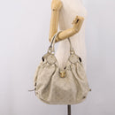LOUIS VUITTON Monogram Punching Mahina Neo L Bag Leather M94280 LV Auth 208725V-22