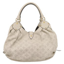 LOUIS VUITTON Monogram Punching Mahina Neo L Bag Leather M94280 LV Auth 208725V-3
