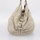 LOUIS VUITTON Monogram Punching Mahina Neo L Bag Leather M94280 LV Auth 208725V-5
