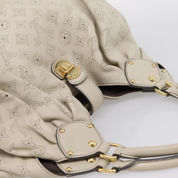 LOUIS VUITTON Monogram Punching Mahina Neo L Bag Leather M94280 LV Auth 208725V