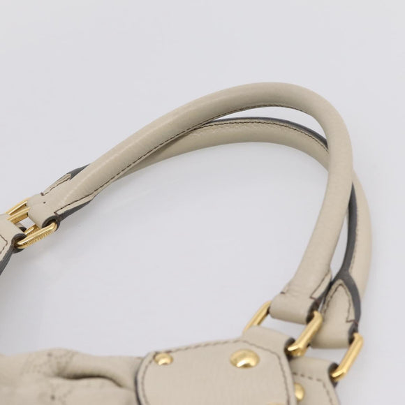 LOUIS VUITTON Monogram Punching Mahina Neo L Bag Leather M94280 LV Auth 208725V