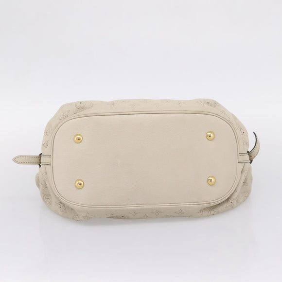 LOUIS VUITTON Monogram Punching Mahina Neo L Bag Leather M94280 LV Auth 208725V
