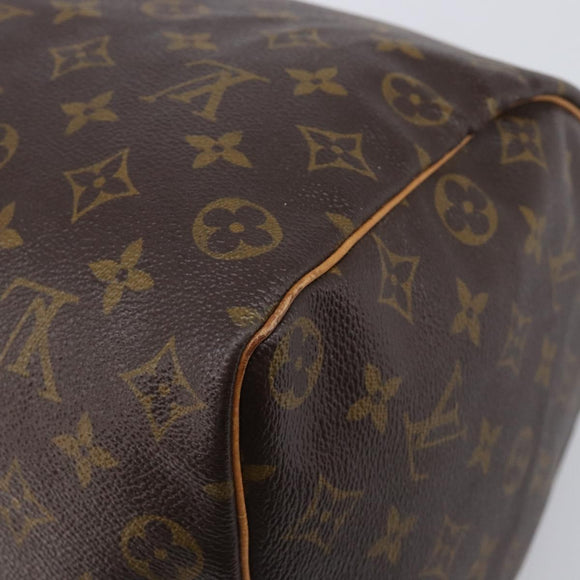 LOUIS VUITTON Monogram Speedy 35 Hand Bag M41524 LV Auth 208727