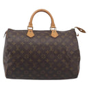 LOUIS VUITTON Monogram Speedy 35 Hand Bag M41524 LV Auth 208727-13
