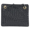 Bottega Veneta INTRECCIATO Shoulder Bag Leather Green Gold Auth 208728-2