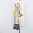 Bottega Veneta INTRECCIATO Shoulder Bag Leather Green Gold Auth 208728-22