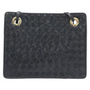 Bottega Veneta INTRECCIATO Shoulder Bag Leather Green Gold Auth 208728-3
