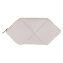 Bottega Veneta MAXI INTRECCIATO Body Bag Leather White Gold Auth 208731V-2