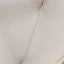 Bottega Veneta MAXI INTRECCIATO Body Bag Leather White Gold Auth 208731V-22