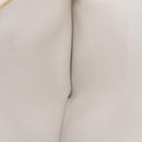 Bottega Veneta MAXI INTRECCIATO Body Bag Leather White Gold Auth 208731V-24