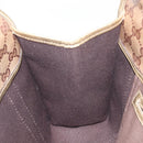 GUCCI GG Crystal Jackie Shoulder Bag Beige Gold 203495 Auth 208732-22