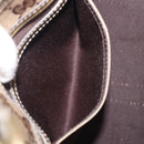 GUCCI GG Crystal Jackie Shoulder Bag Beige Gold 203495 Auth 208732-23