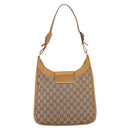 GUCCI GG Canvas Shoulder Bag Beige Gold 001 4129 Auth 208735-3