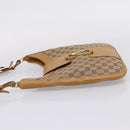 GUCCI GG Canvas Shoulder Bag Beige Gold 001 4129 Auth 208735-4