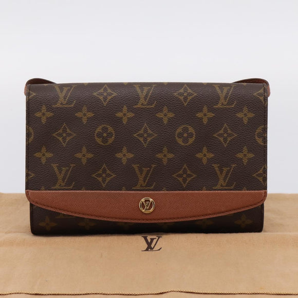 LOUIS VUITTON Monogram Bordeaux 24 Shoulder Bag M51798 LV Auth 208738V